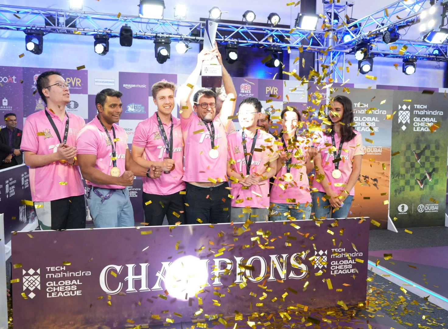 Triveni Continental Kings Crowned Champions of the Inaugural Global Chess League